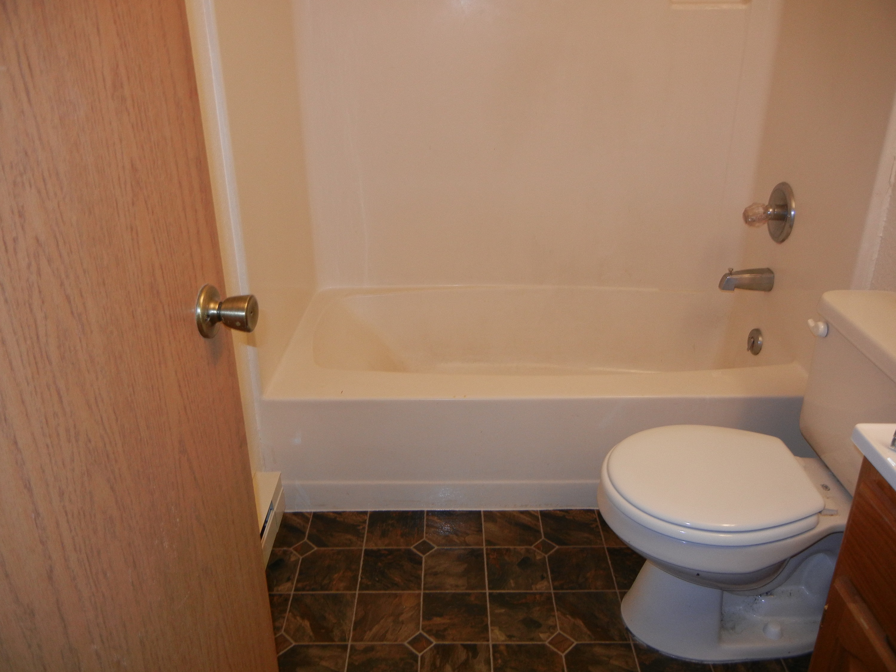 Image of toilet and bathtub
